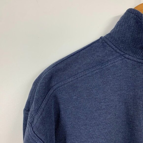 Tommy Bahama Men's 1/4 Ribbed 100% Cotton Long Sleeve Pullover‎ Sweatshirt SZ M - Picture 3 of 10